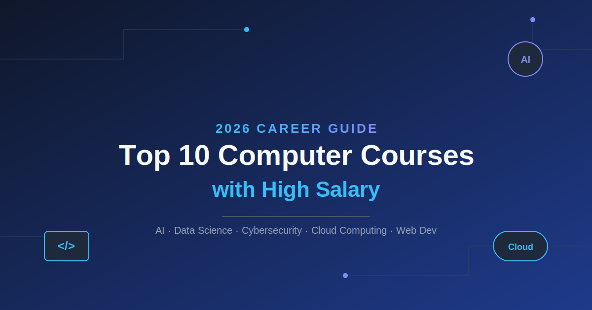 Top 10 Computer Courses Jo Dilate Hain High Salary Job (2026)